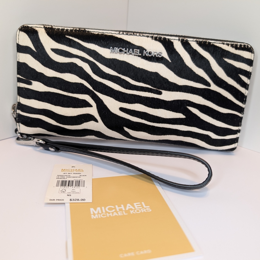 Michael Kors Zebra Print Wallet